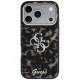 Guess IML 4G Script Metal Case for iPhone 17 Pro Max / 18 Pro Max - Black and Brown