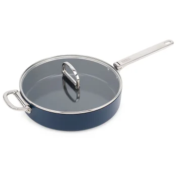 Joseph Joseph Space Saute Pan with Lid 28 cm, Blue