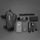 Rockbros B68-1 Frame-Mounted Bicycle Bag with Phone Pocket 1.7L, Black