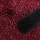 Terry Cloth Cosmetic Headband with Velcro, Burgundy