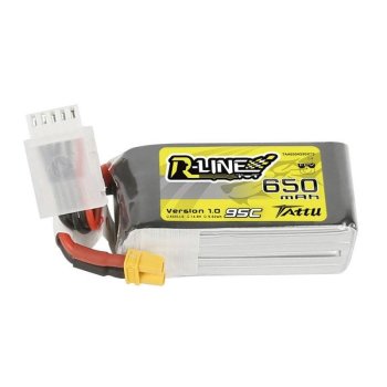 Tattu R-Line 650mAh 14.8V 95C 4S1P XT30 Akumulators