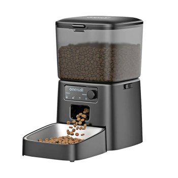 Smart Pet Food Dispenser Oneisall PFD001 Pro 1.2kg Black