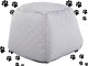 Soft pet house for small dogs and cats, bed, grey