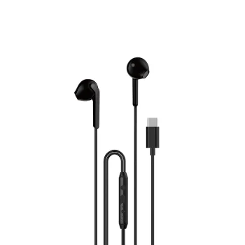 Dudao X3C Wired In-Ear USB-C Headphones 1.2m, Black