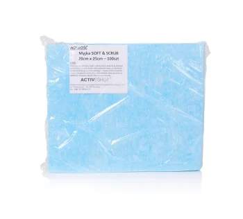 Disposable Treatment Wipes Soft & Scrub 20x25 cm, 100 pcs