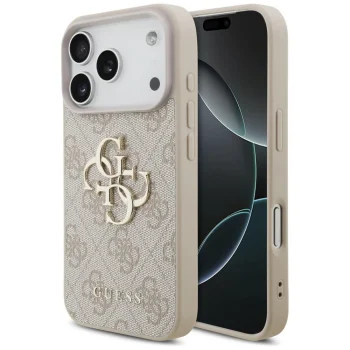 Guess 4G Big Logo Case for iPhone 18 Pro / iPhone 17 Pro Max - Pink