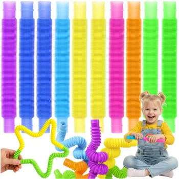 Kruzzel 26693 Sensory Tubes, 10 pcs