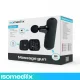 Mini Massage Gun Isomedix, 2x 2500 mAh, 5 Modes, 4 Heads