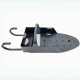 Wall-Mounted Iron and Ironing Board Holder, White