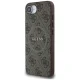 Guess 4G Ring Classic Logo MagSafe Case for Apple iPhone 16e, Brown