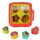 Educational Sensory Cube Montessori 6in1 with Piano, Red