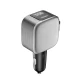 Cuktech CC903P 100W Car Charger with Retractable USB-C Cable Gray