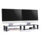 Maclean MC-936 Dual Monitor Stand, Black