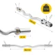 4FIZJO EZ Curl Olympic Barbell 120 cm, 10 kg, Silver