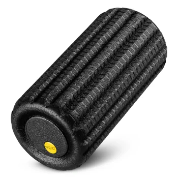 Masažinis volelis su grioveliais 4FIZJO 30 x 15 cm EPP putplastis juodas