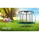 Neo-Sport NS-08C181 Garden Trampoline 252 cm with Inner Net and Ladder, Green