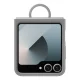 Samsung Galaxy Z Flip 6 ( SM-F741B/DS ) Original Silicon Case Cover with Ring, Gray (EF-PF741TJEGWW)