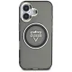 Guess IML Metal Mountain Logo MagSafe Case for iPhone 16 Black