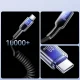 Joyroom S-A43 Crystal-Clear 60W USB-C to USB-C Spiral Cable 1.5m - Black