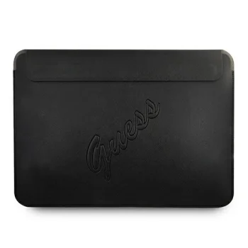 Guess Saffiano Script 13" Laptop Sleeve, Black