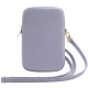 Guess Zip Triangle 4G Phone Bag - Purple