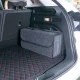 Car Trunk Organizer with Handle, black