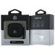 Mercedes MEA4CSLBK Leather Metal Logo maciņš Apple AirPods 4 Melns