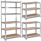 Heavy Duty Metal Storage Shelving 222 x 110 x 50 cm Humberg HR-815