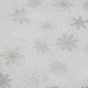Christmas Tablecloth Ruhhy 22790 with Silver Snowflakes 71x55 in (180x140cm), White