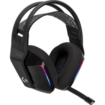 Logitech G G733 Lightspeed Wireless Gaming Headset, Black