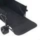 Folding Wagon Cart with Large All-Terrain Wheels 120L Capacity