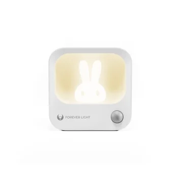 Forever Light PURE FLC-10 LEA PIR LED Bunny Night Light, White