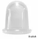 Silicone Vacuum Cupping Therapy Set Anti-Cellulite 8 Pcs, Transparent