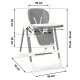 Nukido Elite 3-in-1 High Chair, Black