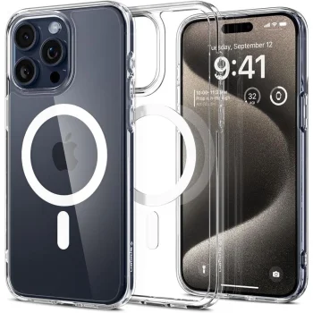 Spigen iPhone 15 Pro Max Case Ultra Hybrid MagSafe, White