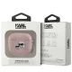 Karl Lagerfeld AirPods 3 Case Monogram Karl & Choupette Head, Pink