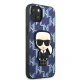Karl Lagerfeld Monogram Ikonik Patch Case for iPhone 13 mini, Blue
