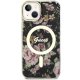 Guess iPhone 14 Case Flower MagSafe, Black