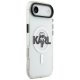 Karl Lagerfeld IML Karl Sketch Logo MagSafe Case for iPhone 17 Air, Transparent