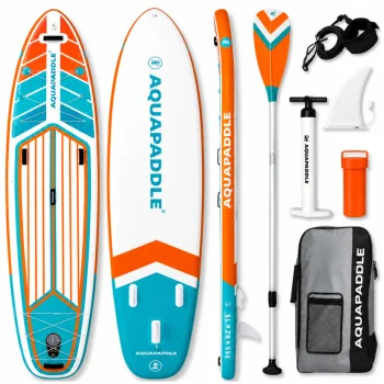 AquaPaddle Navigator Orange Green SUP Board, 355x82x15 cm, 200 kg