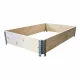 Wooden Raised Garden Bed KLASIKA GARDEN 1200x800x195 mm