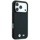 BMW M Blue Perfo Metal Logo MagSafe Case for iPhone 18 Pro Max / 17 Pro Max, Black