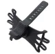 Universal silicone bike phone holder, black