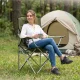 Folding Camping Chair with Armrests MOUNTAIN GOAT, Olive