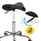 4FIZJO ERGO Swivel Saddle Massage Stool, Black