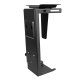 Maclean MC-713 B Under Desk PC Mount, Black