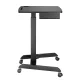 Maclean MC-903B Ergonomic Laptop Desk, Adjustable Height, Black