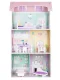 Ecotoys Jagodowa Wooden Dollhouse with Furniture