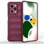 Hurtel Magic Shield Case for Xiaomi Redmi Note 12 5G / Poco X5 5G, Burgundy