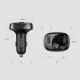 Baseus T-Typed Car charger & Bluetooth Player, FM Transmitter, Black